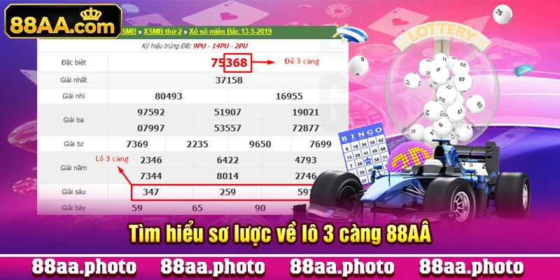 Tìm hiểu sơ lược về lô 3 càng 88AA